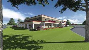 Rendering of Rhema Bible Church’s new youth facility  (Photo courtesy of Churches by Daniels)