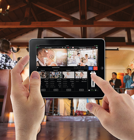 Teradek’s free Live:Air app is a turn-key solution for beginners and a feature-packed workflow for experts. A portable setup for capturing retreats and gatherings in the field.