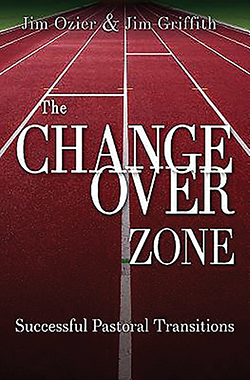 The Changeover Zone: Successful Pastoral Transitions By Jim Ozier and Jim Griffith  The Changeover Zone addresses a critical and perennial need in the church: the process of handing the baton of pastoral leadership from one person to the next.  Authors Jim Ozier and Jim Griffith offer practical, clear instructions and guidance for both clergy and congregations. [abingdonpress.com] 