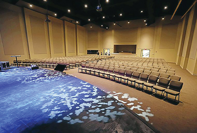 The Kirk Crossing Community Church project (Jenks, OK) spans nearly 35,000 square feet and includes a 510-seat worship area, a main gathering area with a cafe, and a separate children’s worship area, nursery, and classrooms for 3-, 4- and 5-year-olds. The children’s worship area seats 100.