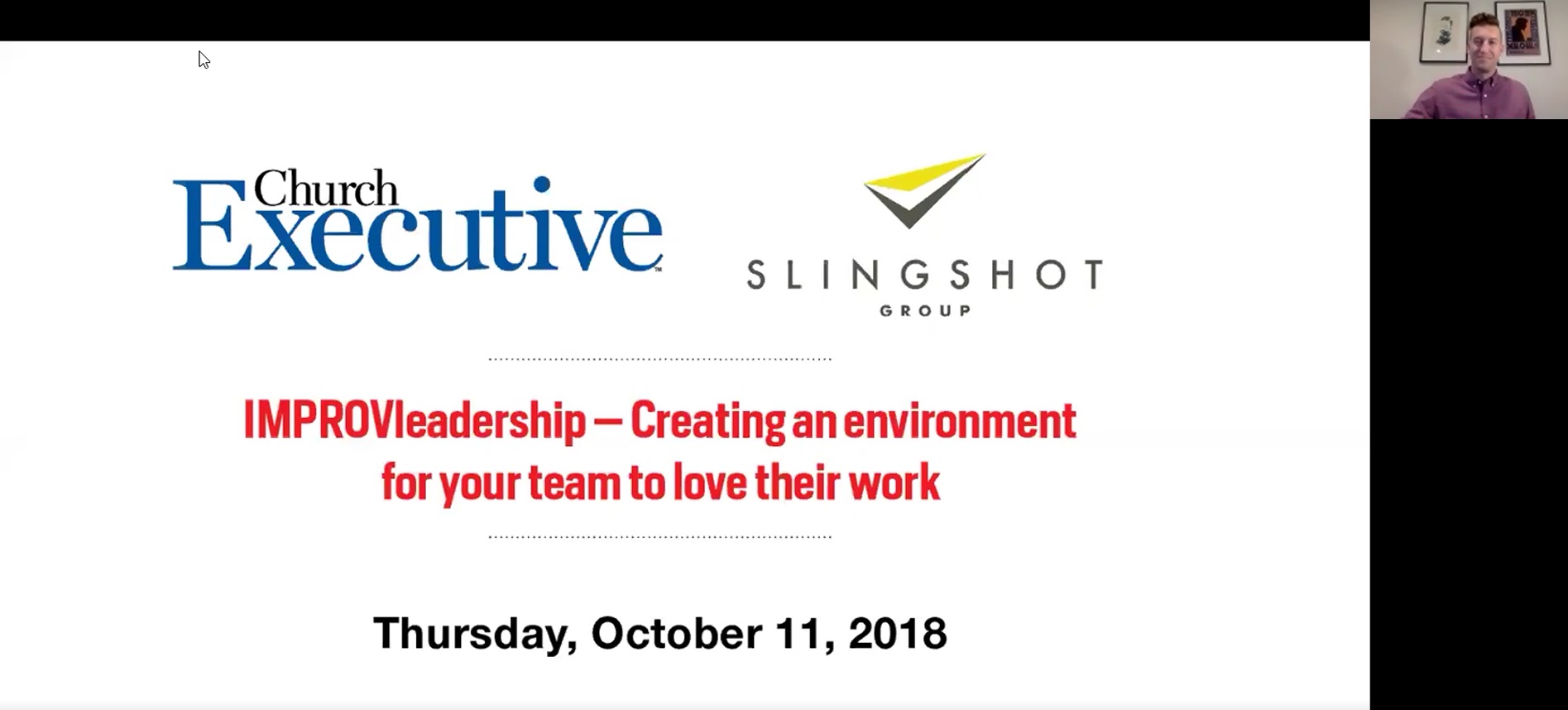 IMPROVleadership -- Creating an environment for your team to love their work