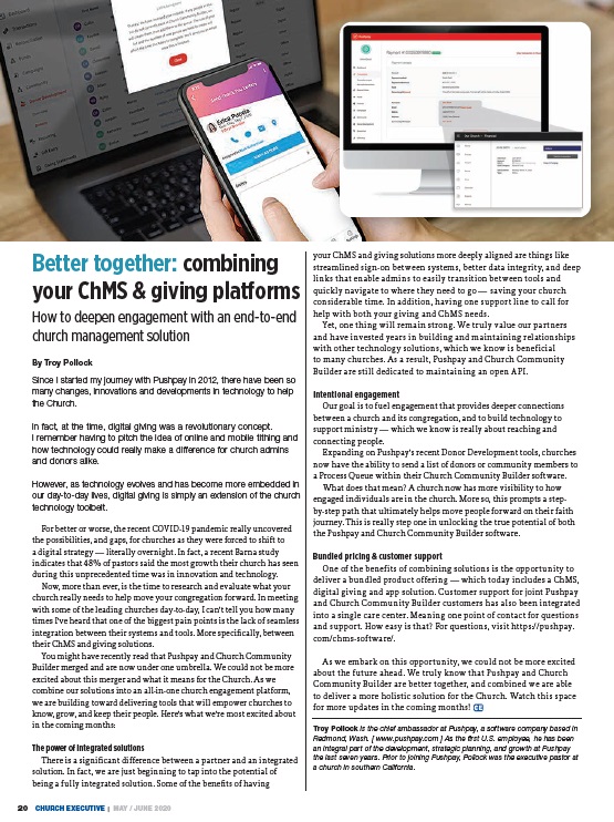Better together: combining your ChMS & giving platforms